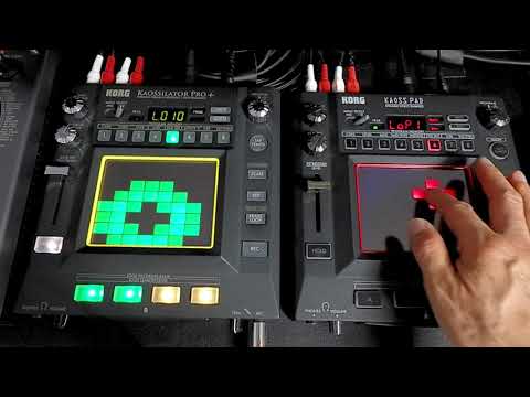KORG KAOSSILATOR & KAOSS PAD Spacey Funk session / Japanese techno funk machine live performance.