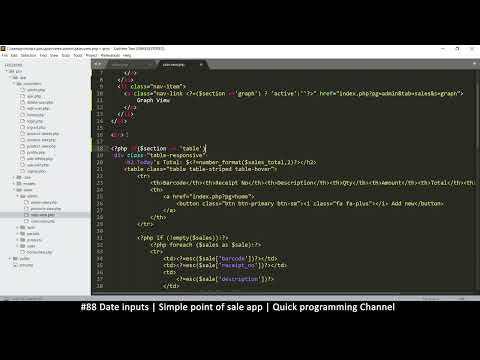 15 New Product UI | Simple point of sale app in php javascript | Quick programming tutorial