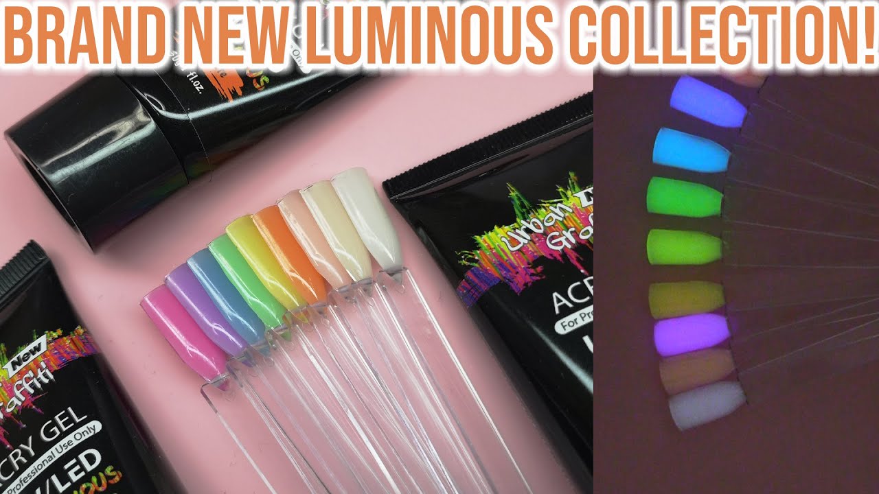 Luminous acrygel collection Swatch Video