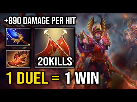 WTF 1 Shot Delete Support 1 Duel 1 Win 890 Damage Per Hit Legion Commander Dota 2
