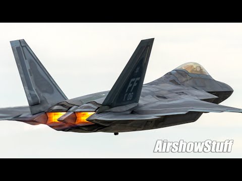 F-22 Raptor Mini-Demo - EAA AirVenture Oshkosh 2019