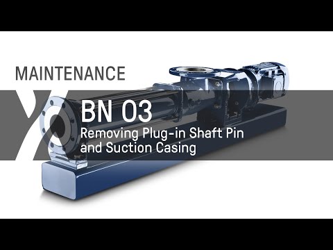 Maintenance: BN - 03 - Removing Plug-in Shaft Pin and Suction Casing
