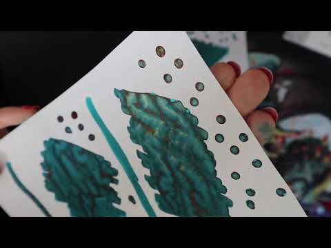 Overview J.  Herbin 1670 Emerald of Chivor Shimmer / No shimmer