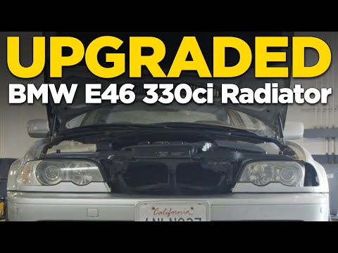 BMW E46 330ci Gets a CSF Radiator Upgrade!