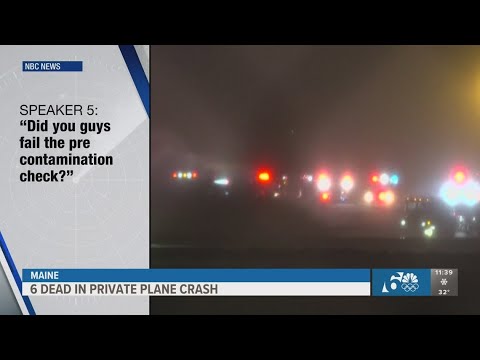 Fatal Plane Crash Latest: Audio shows failed pre-flight check, all 6 presumed dead