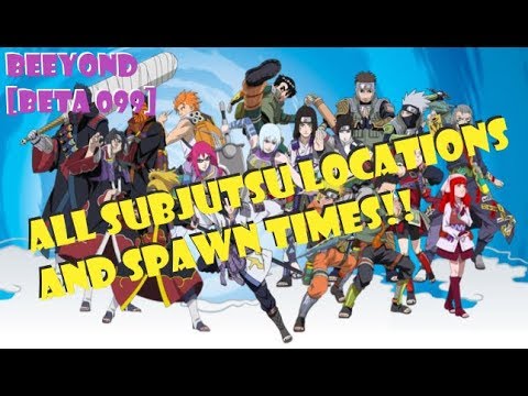 All Subjutsu Locations And Spawn Times Update 099 Roblox Nrpg - roblox naruto nrpg seven