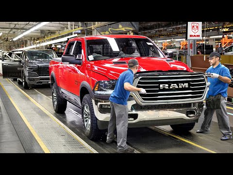 Inside US Best Mega Factory Producing Brand New Dodge Ram Trucks