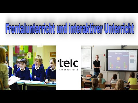 Frontalunterricht und interaktiver Unterricht - Präsentation | Telc C1 Hochschule | DSH | TestDaf