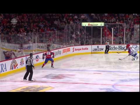 Leo Komarov's 1st NHL Goal - Leafs 1 vs Habs 0 - Feb 9th 2013 (HD)
