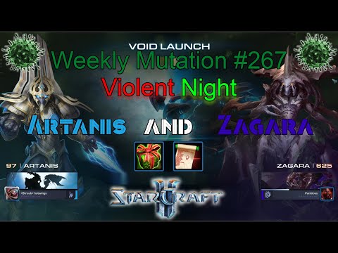 [StarCraft 2] Weekly Mutation #267: Violent Night (Artanis & Zagara)