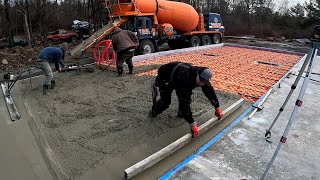 Radiant heat, prep work and concrete pour for my new 40x60 garage
