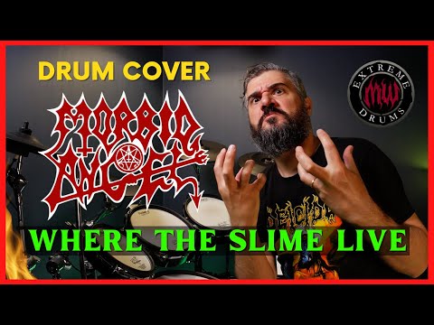 WHERE THE SLIME LIVE - MORBID ANGEL - DRUM COVER AS PLAYED BY PETE SANDOVAL - BY MAURICIO WEIMAR
