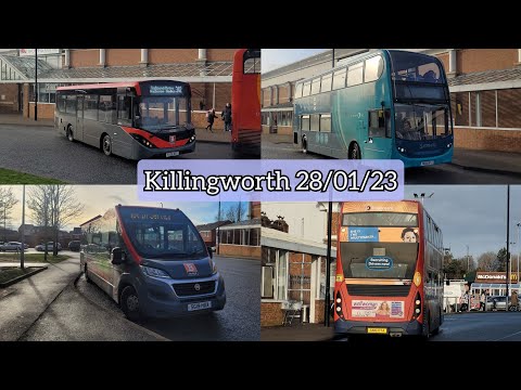 Buses at Killingworth Bus Station | 28/01/23