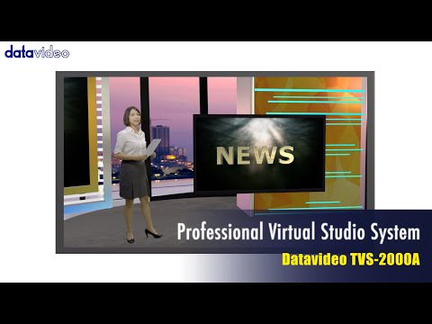 Virtual Learning Classroom studio, Datavideo Virtual Set