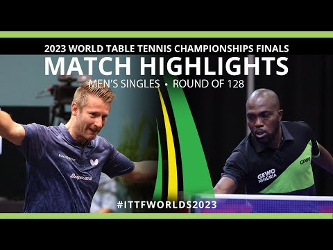 Bode Abiodun vs Ruwen Filus | MS R128 | 2023 ITTF World Table Tennis Championships Finals