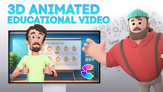 How to Create Animated Educational Video for Kids - Full Tutorial 🎨📚