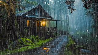Rain Sounds for Sleeping | Heavy Rain & Rolling Thunder (White Noise) for Deep Sleep, Relax, Study