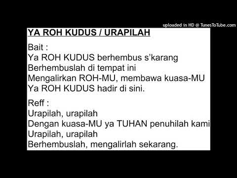 Ya ROH KUDUS - Urapilah (2) - Symphony Worship & Pdt. Djohan Handojo - Album Freedom - Kubebas