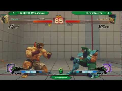 Massholes Clash 3: SF4AE2012 Replay'D Weaksauce Vs. cheeseburger