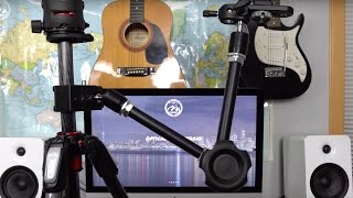 Manfrotto 244 Variable Friction Magic Arm w/ Camera Bracket &amp; Manfrotto 635 Quick Action Super Clamp