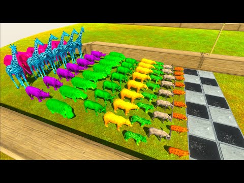 COLORED MAMMAL ANIMALS CHAMPIONSHIP - Animal Revolt Battle Simulator