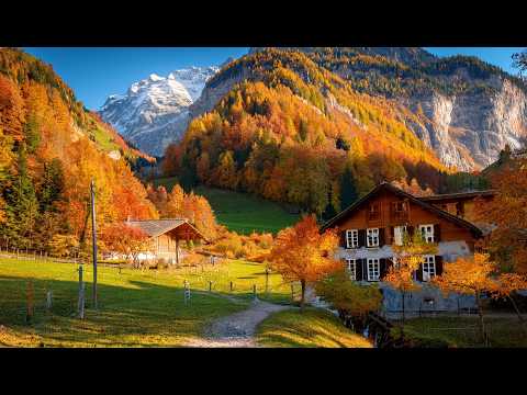 🇨🇭 Amazingly Colorful Autumn in the Interlaken-Jungfrau Swiss Valleys