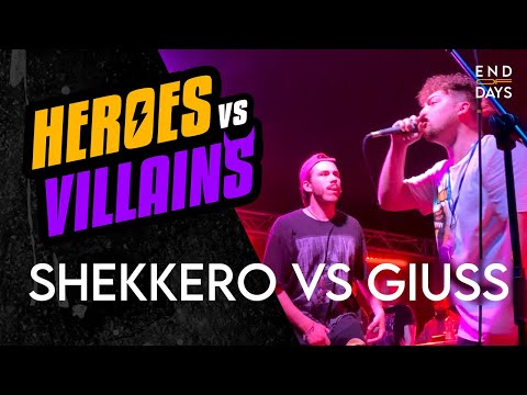 SHEKKERO vs GIUSS DAWG - 1 vs 1 - HEROES VS VILLAINS