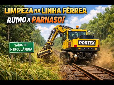 🚨 PORTEX EM AÇÃO! Limpeza da Linha Férrea Rumo a Parnaso