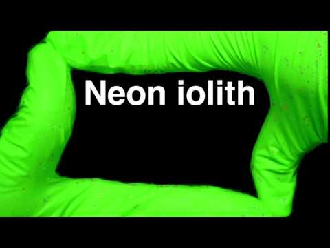 How to Pronounce Neon iolith