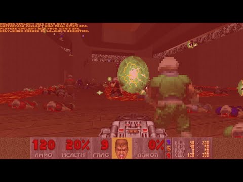 Doom Sigil Deathmatch vs 160+ Doomguys - decino's Epic Stress Test #3