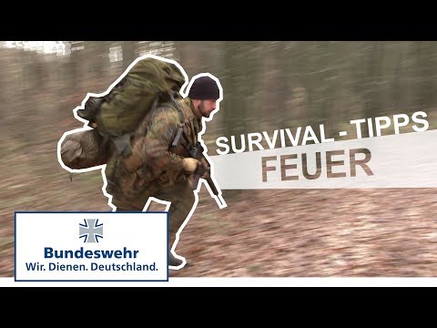 Survival-Tipps #3: Feuer machen - Bundeswehr