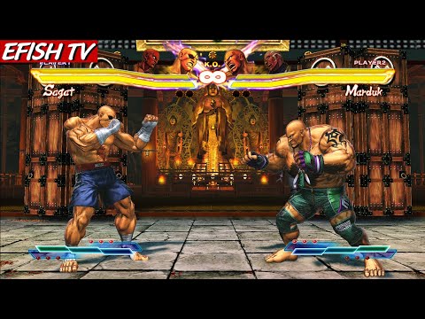 Sagat & Dhalsim vs Marduk & Raven (Hardest AI) - Street Fighter X Tekken