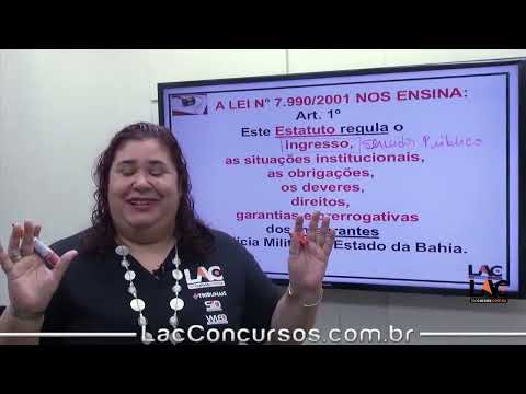 8697 | Legislação Específica - Estatuto PM BA - Lei 7.990/01 | Parte 1   PT1