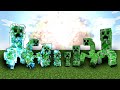 Insane Creeper Explosions In Minecraft