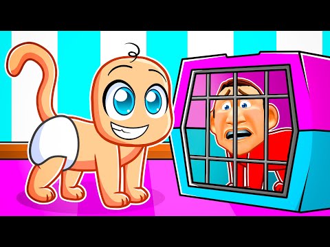 We're CATS in Roblox Hide and Seek!