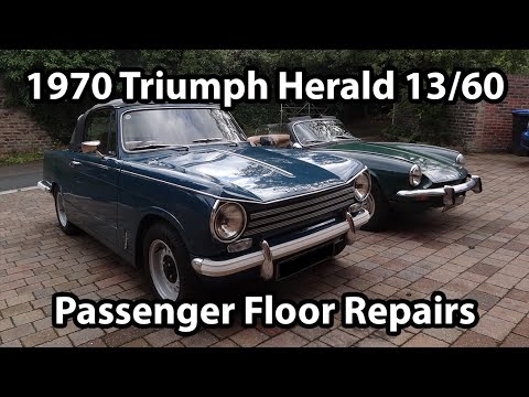1970 Triumph Herald 13/60 | Part 1 | Passenger floor repairs and body mount replacement