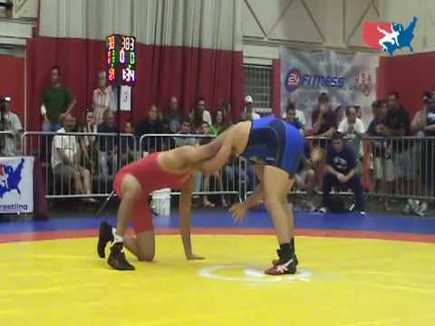 University Freestyle Final 84kg Final Match 1 - Quentin Wright vs. Mack Lewnes