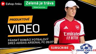 Pánský domácí fotbalový dres Adidas Arsenal FC 26/27 červený