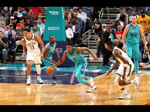 Malik Monk vs Bucks (11/01/2017) - 25 Pts, 10-17 FGM, 5-8 3PM, EXPLOSIVE 4TH Q! IN 22 MINS!
