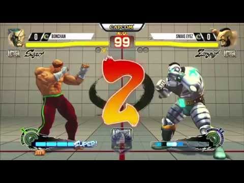 Bonchan (Sagat) vs Snake Eyez (Zangief, Evil Ryu) - Final Round 18 USF4 - 720p 60fps