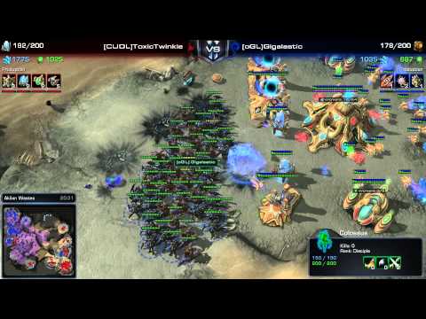Starcraft 2 - HOTS - Masters - ToxicTwinkie vs Gigalastic