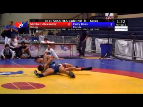 FILA Cadet Greco Final 63kg - Cody Ross (Florida) vs. Mitchell Alexander (Illinois)