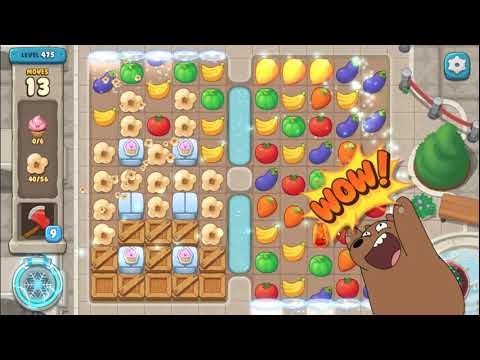 We Bare Bears match3 repairs level 475