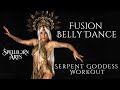 Tribal Fusion Belly Dance Free Class Serpent Goddess Workout
