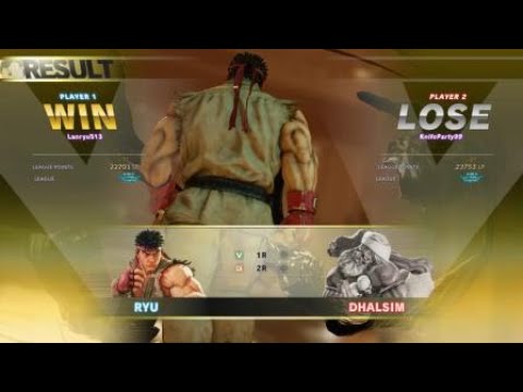 STREET FIGHTER V AE 3.5: Ryu vs Dhalsim( Knifeparty99)