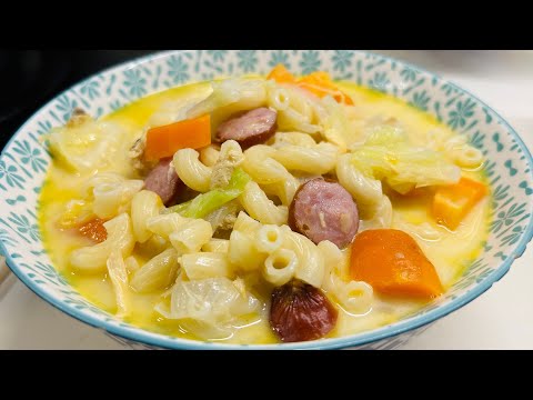 Macaroni Soup | Chicken Macaroni Sopas -Filipino Macaroni Soup Recipe