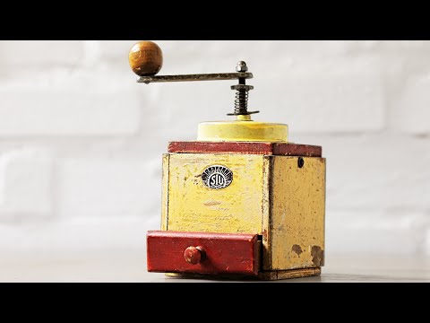 Restoring Broken Old Coffee Grinder.  Restoration