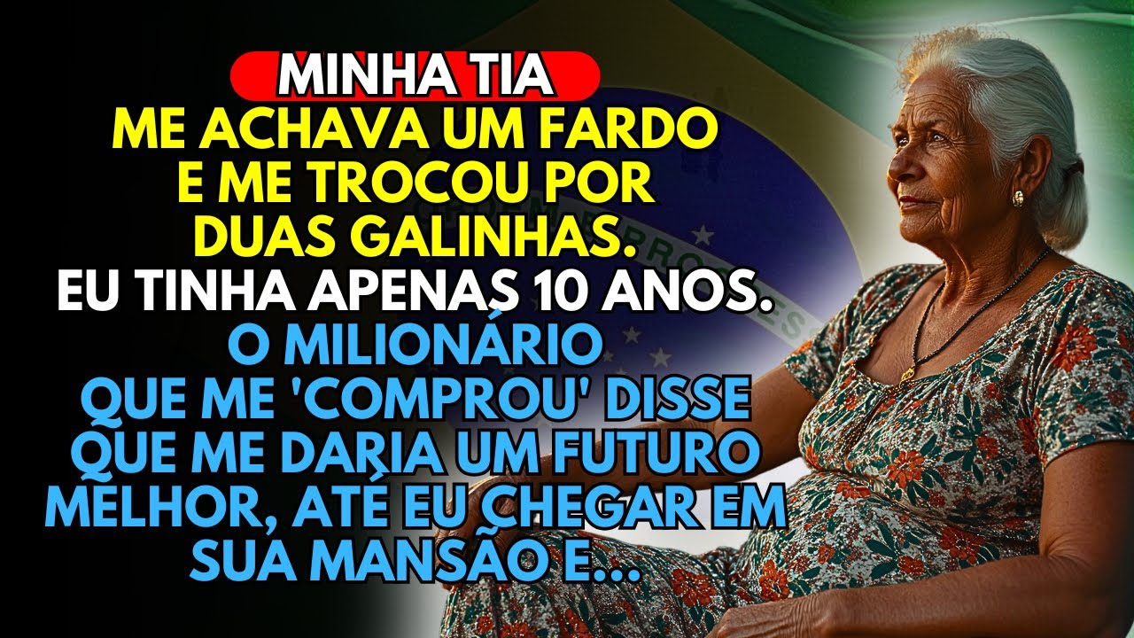 A HISTÓRIA REAL DESTA AVÓ 👵 FUI TROCADA POR DUAS GALINHAS AOS 10 ANOS.
