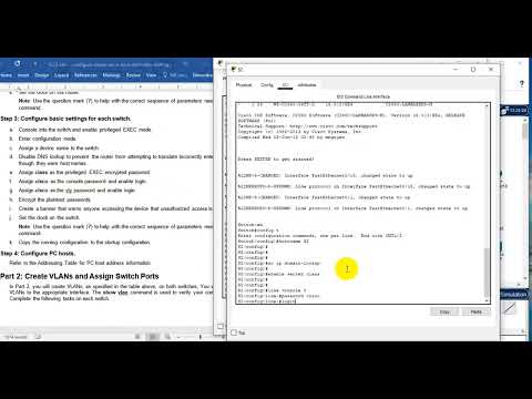 4.2.8 Cisco Lab - Configure Router on a Stick Inter VLAN Routing || CCNA || Netacad
