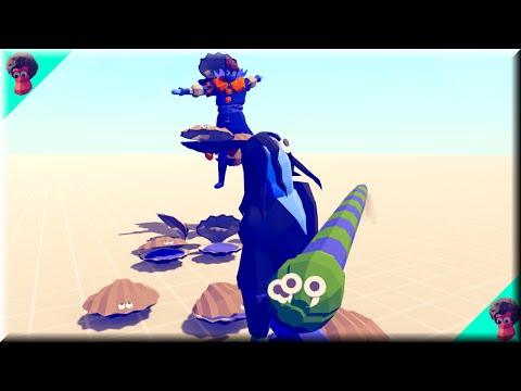 TABS - Snake&Clam Summoning Jutsu! Orochimaru & 2nd Mizukage vs Every Faction(1/2) - Original Mod